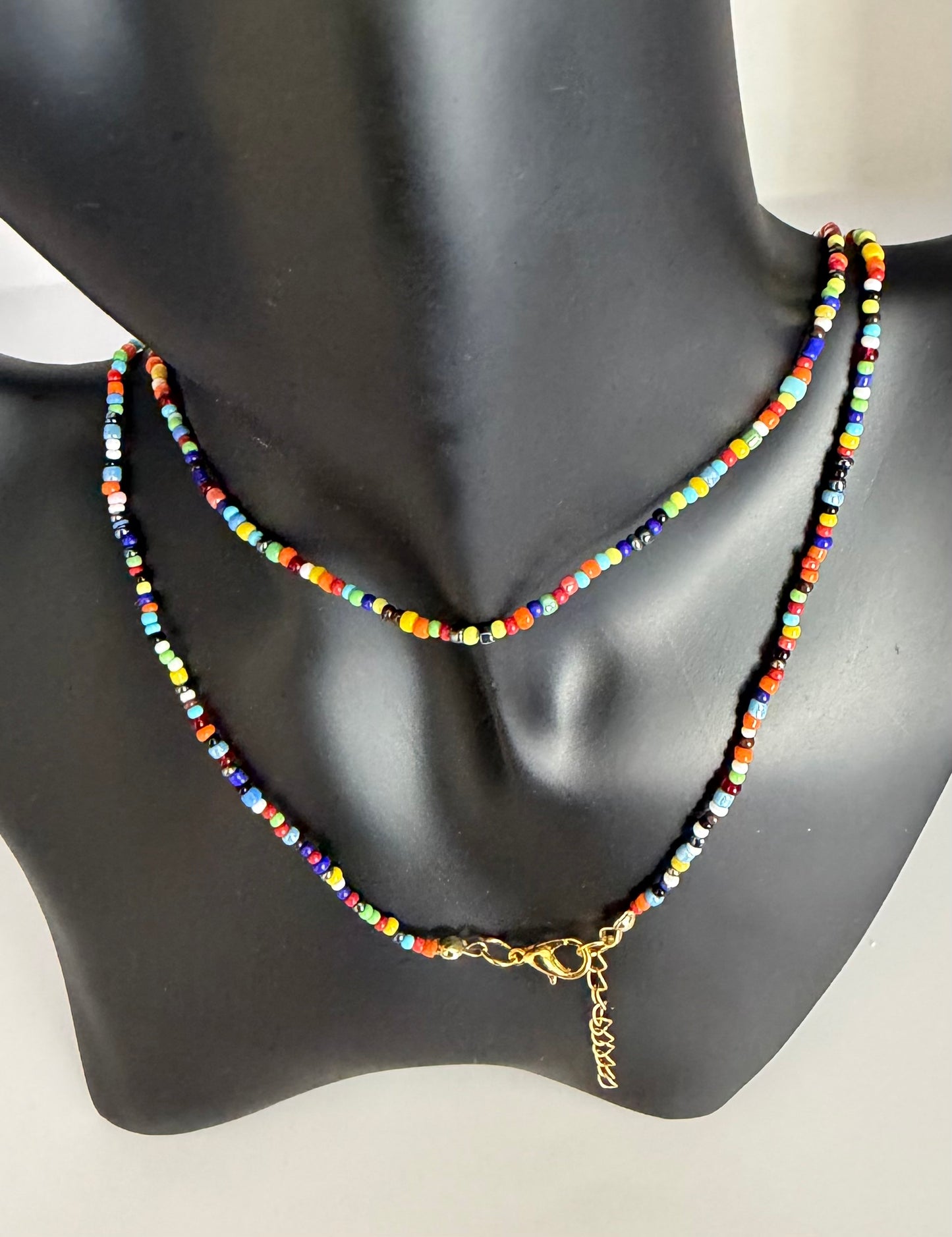 Collier bonheur bleu (été)