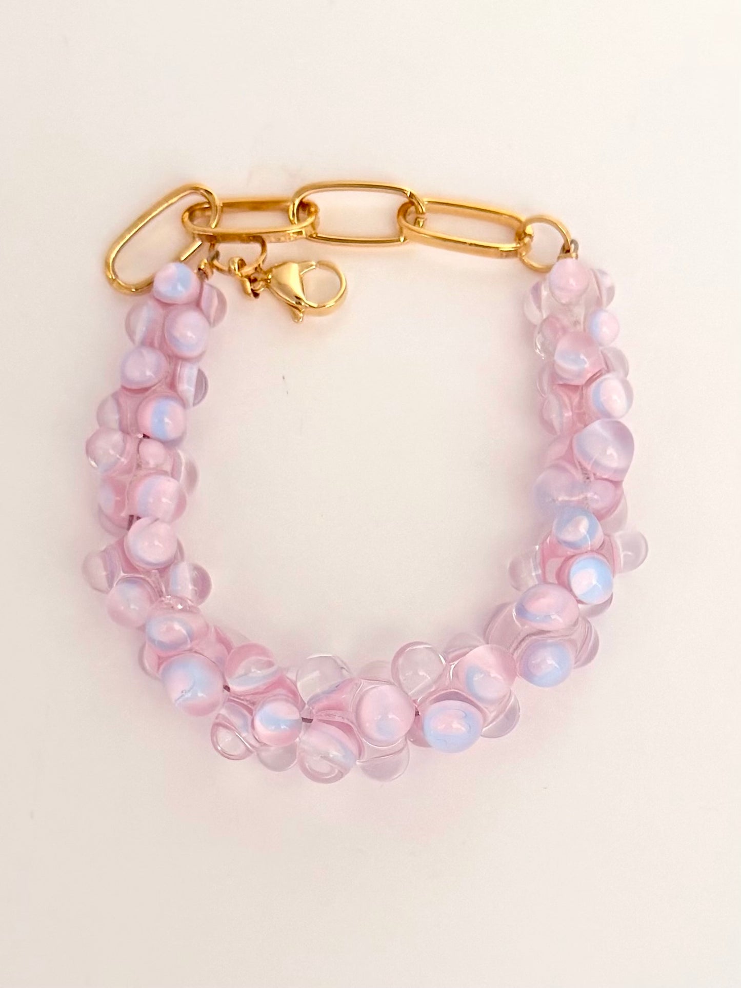 Bracelet volume (rose-bleu)