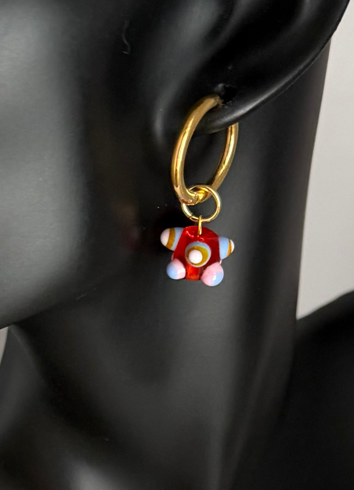 Boucle d'oreille créole unique (dernière chance)