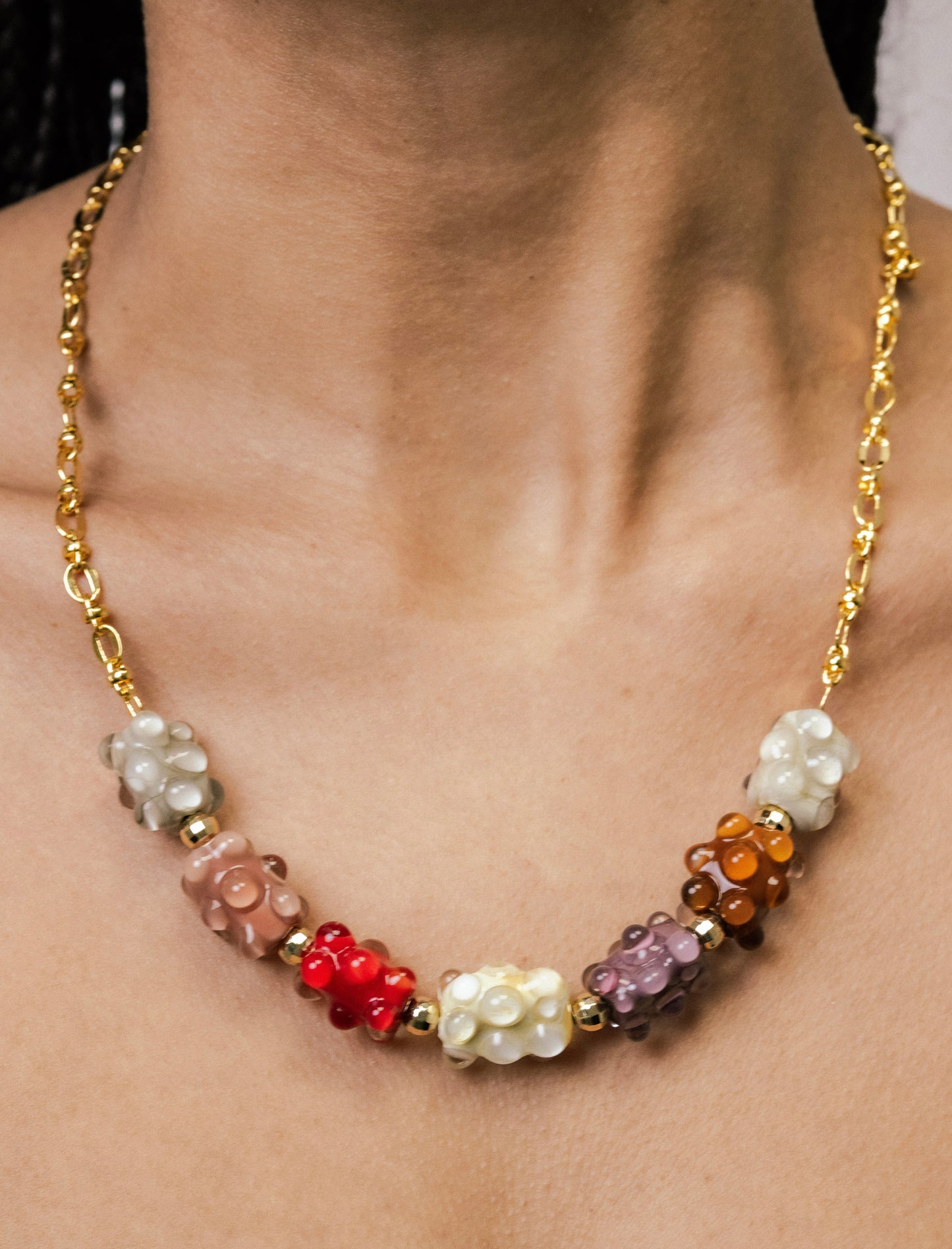 Collier Nine (rouge)