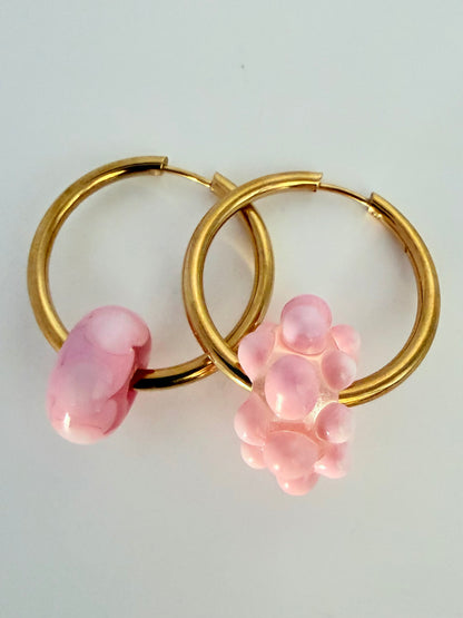 Boucle d'oreille créole (asymétrique)