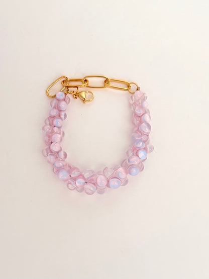 Bracelet volume  (rose-bleu)