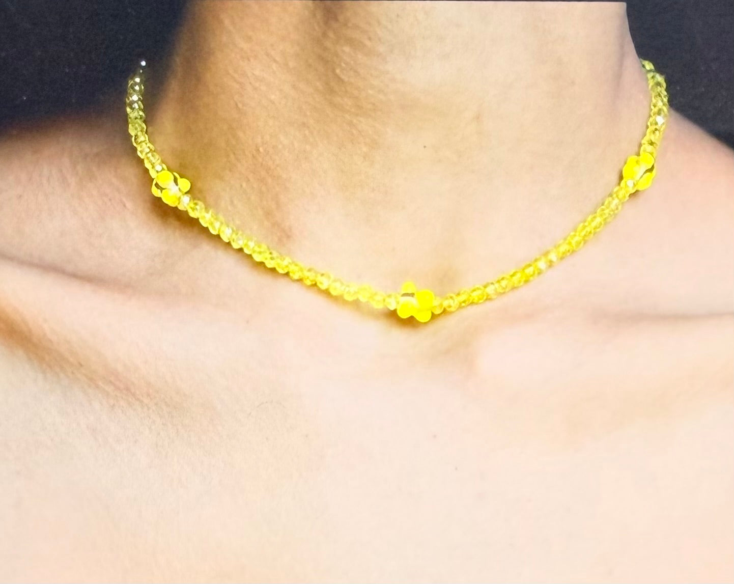 Collier salsa (jaune)