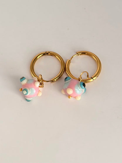 Boucle d'oreille créole unique (dernière chance)