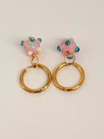 Boucle d'oreille créole unique (dernière chance)