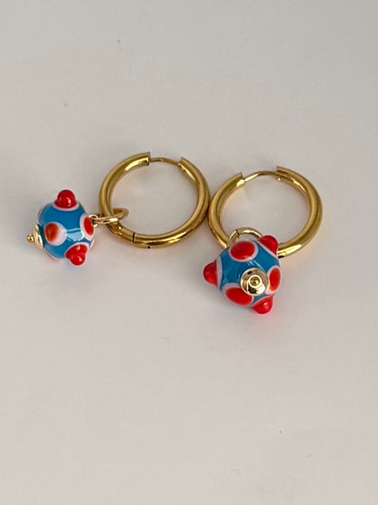 Boucle d'oreille créole unique (dernière chance)