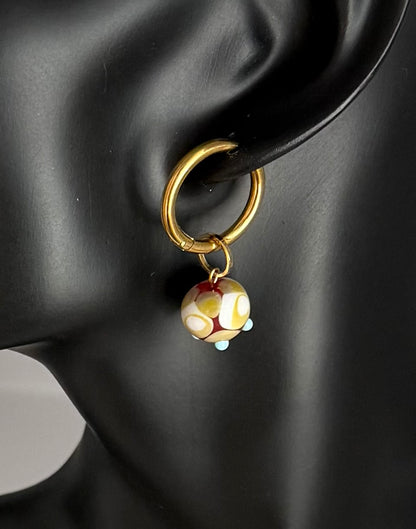 Boucle d'oreille créole unique (dernière chance)