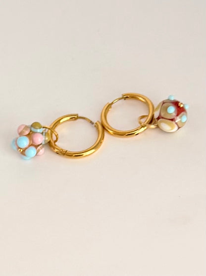 Boucle d'oreille créole unique (dernière chance)