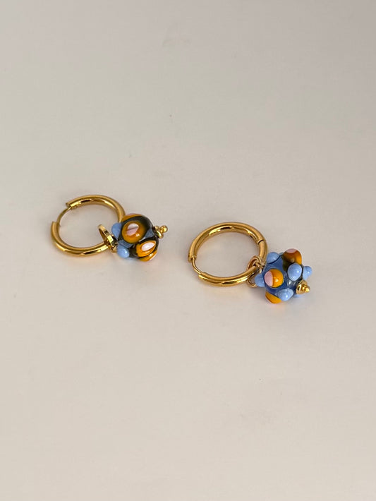 Boucle d'oreille créole unique (dernière chance)