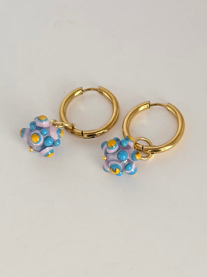 Boucle d'oreille créole unique (dernière chance)
