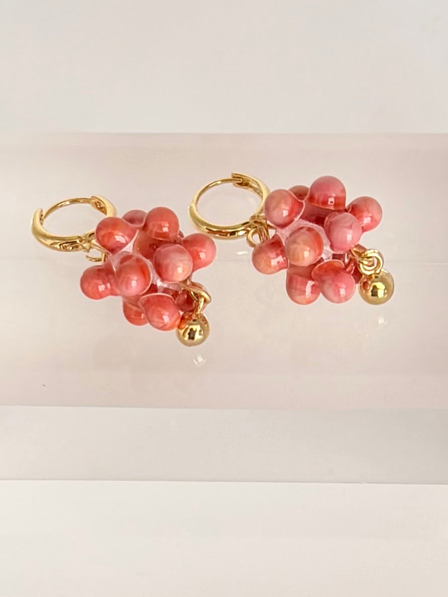 Boucle d'oreille salsa