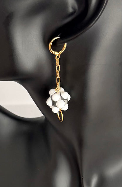 boucle d'oreille salsa (pendante)