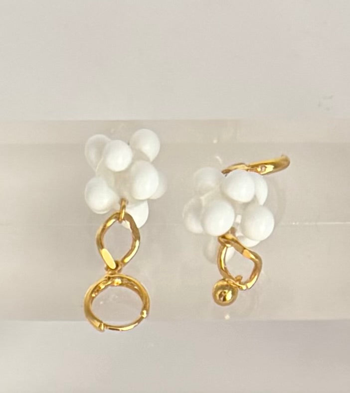 Boucle d'oreille salsa (pendante)