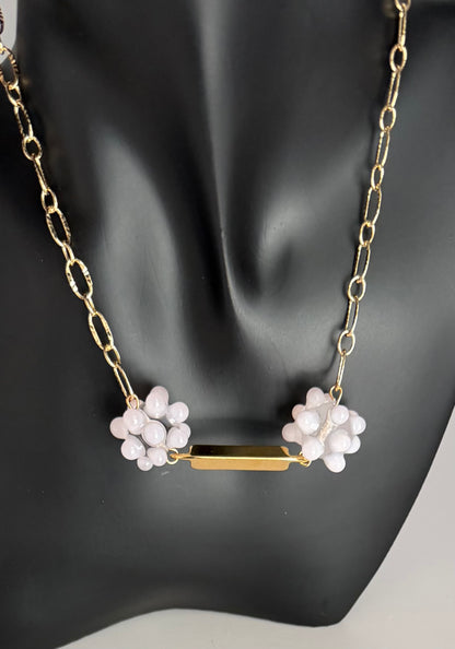 Collier ligne (rose)
