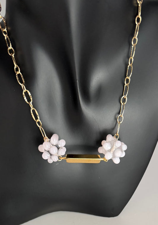 Collier ligne (rose)