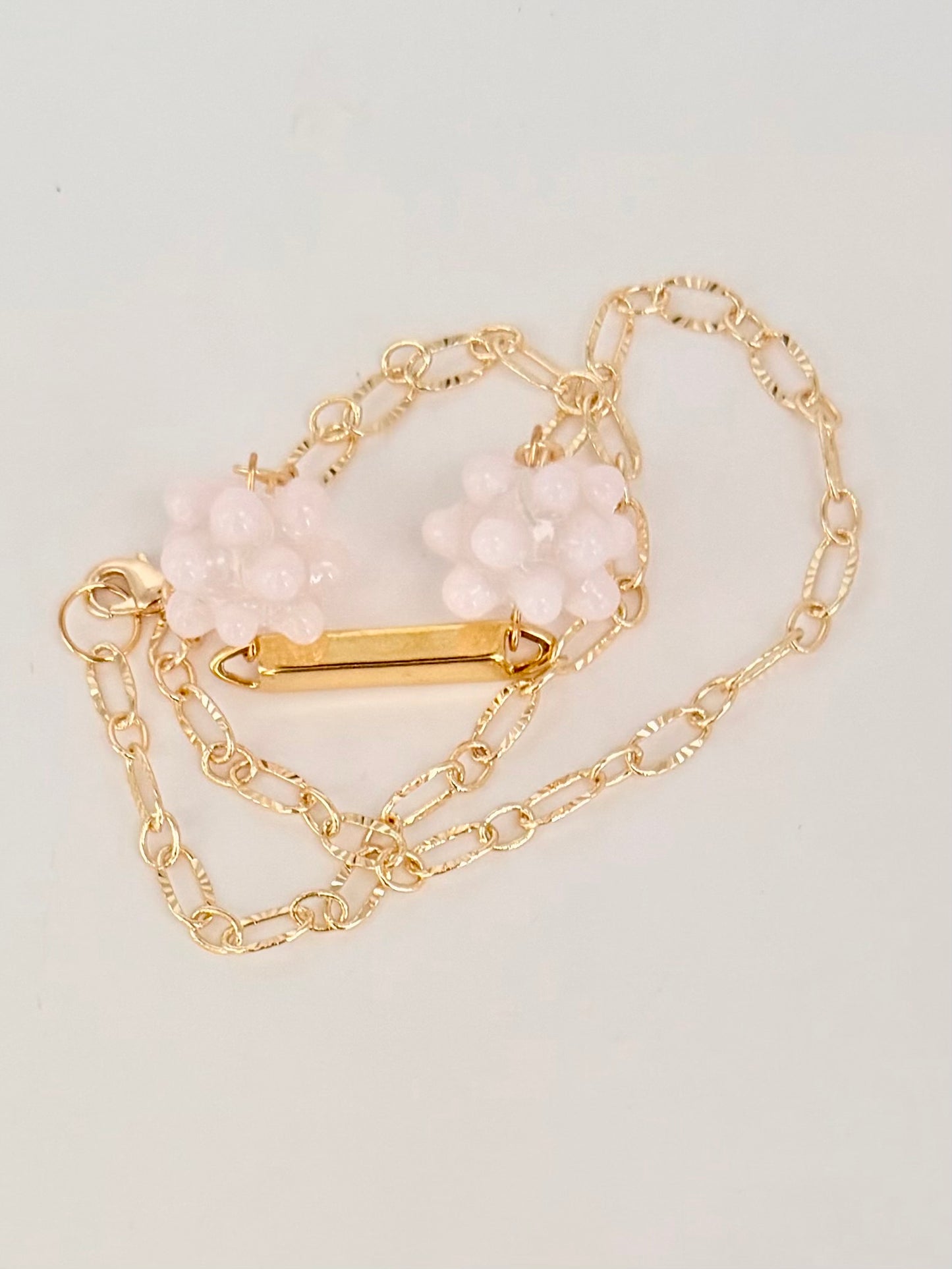 Collier ligne (rose)
