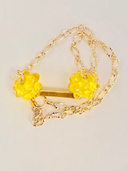 Collier ligne (rose)