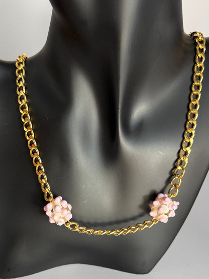 Collier ligne rose (collier Alia)