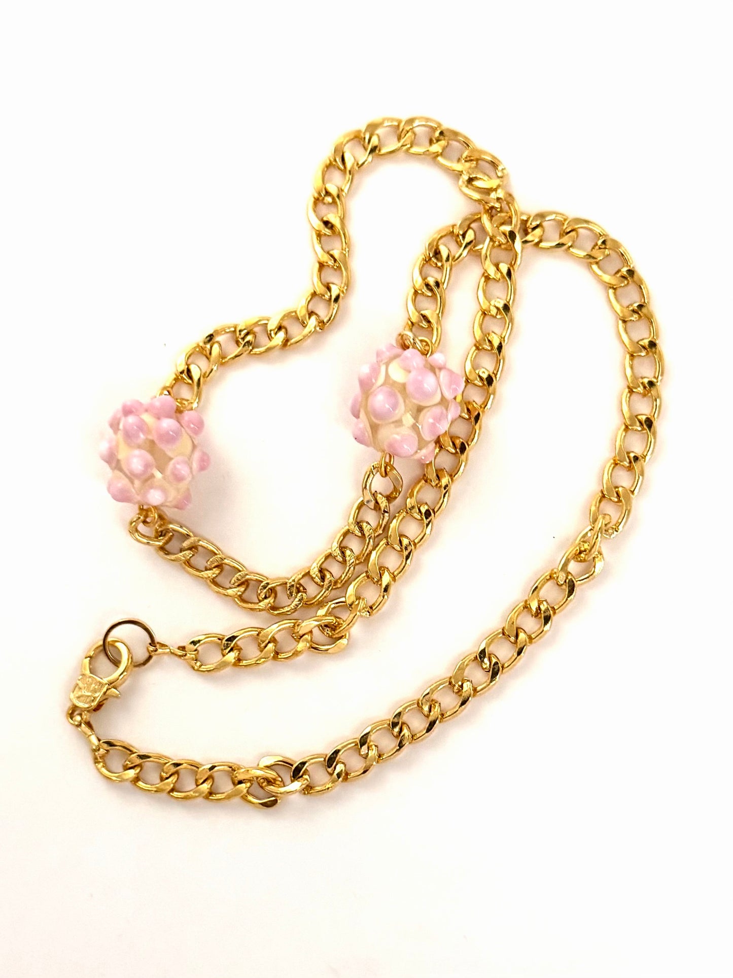 Collier ligne rose (collier Alia)