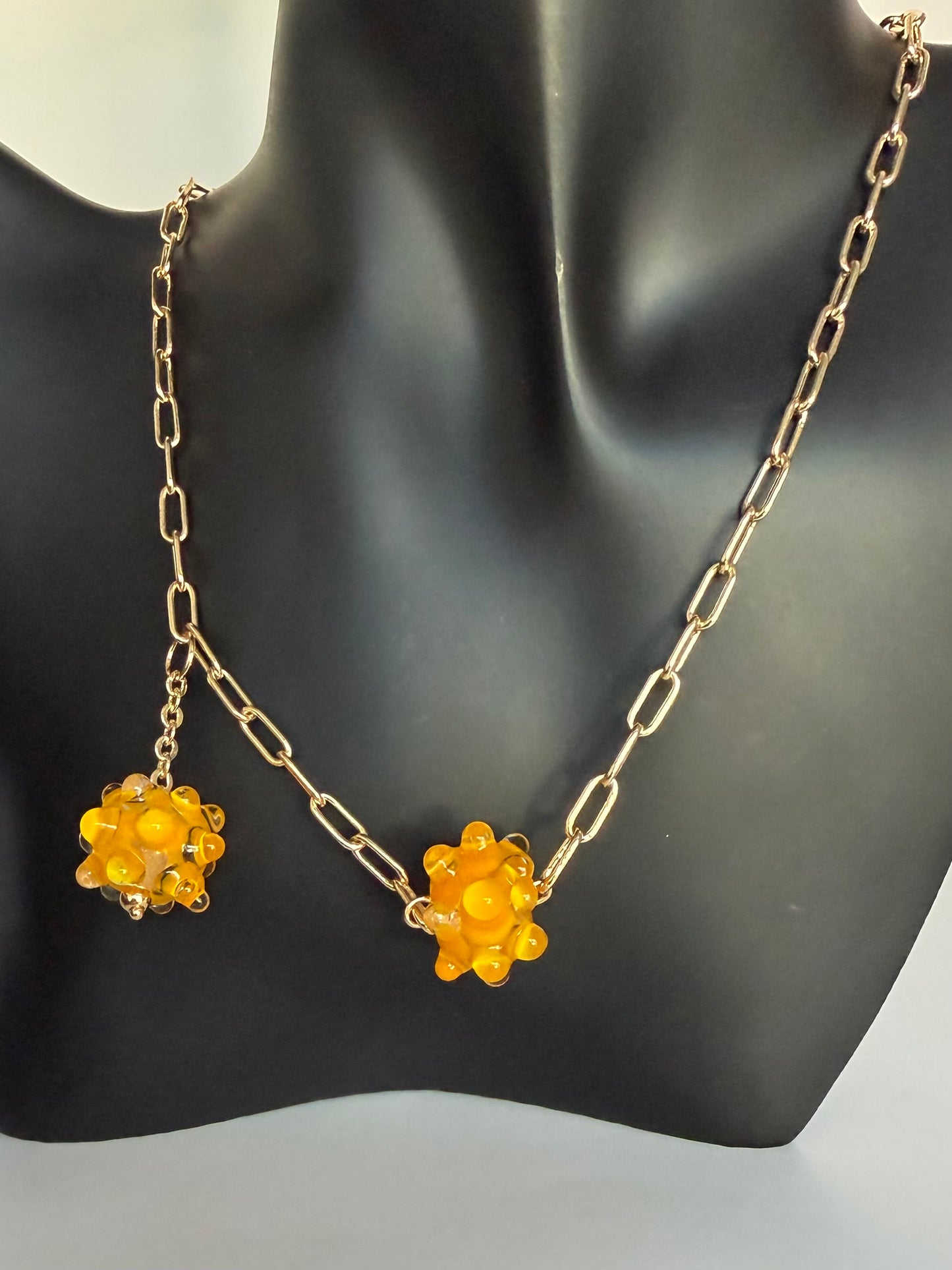 Collier ligne (orange)