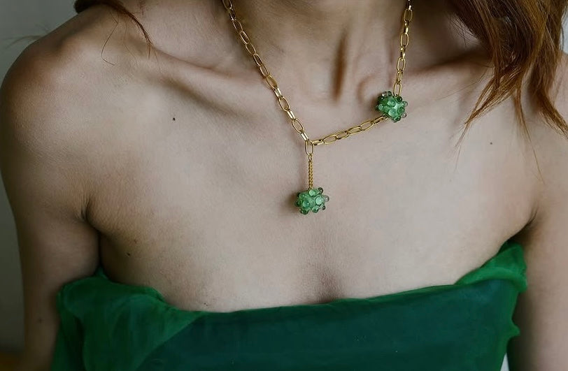 Collier ligne (vert)