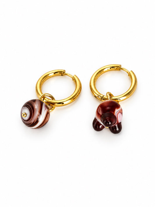 Boucle d'oreille créole unique