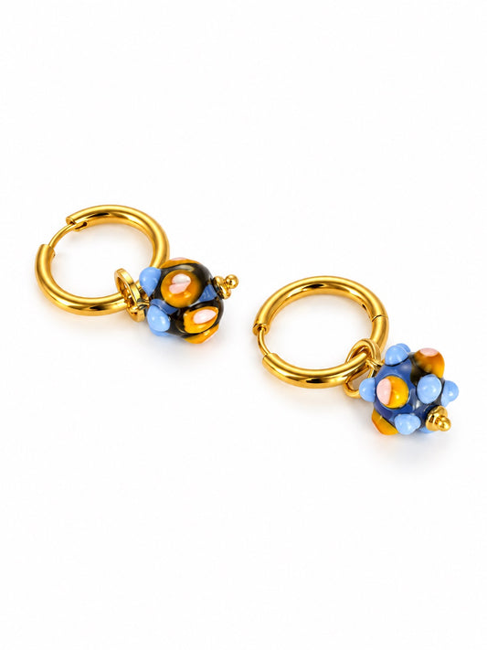 Boucle d'oreille créole unique