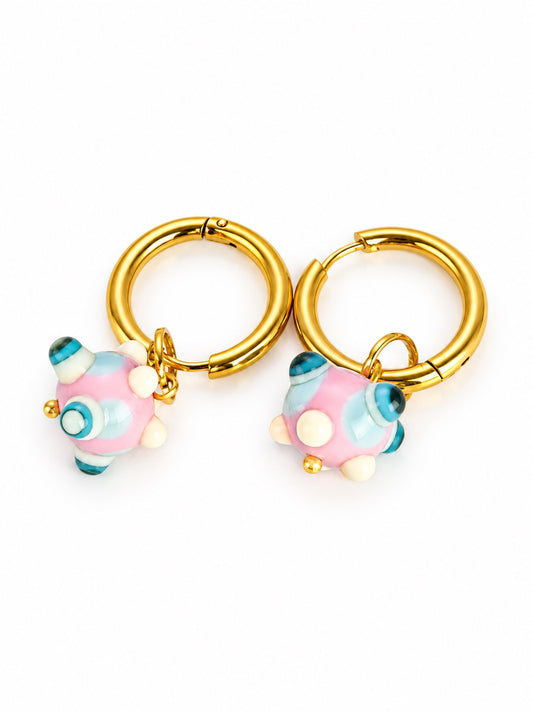 Boucle d'oreille créole unique