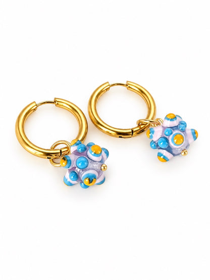 Boucle d'oreille créole unique