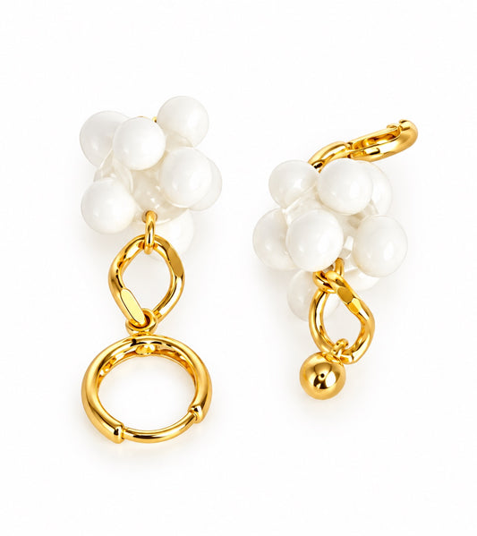 Boucle d'oreille salsa (pendante)