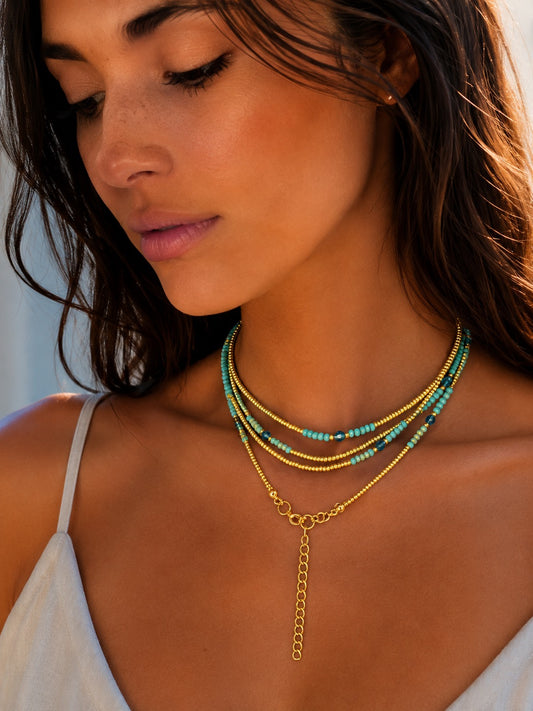 Collier perles de corail